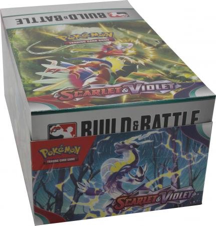 Display of 10 Scarlet & Violet Build & Battle Box (Pokemon)