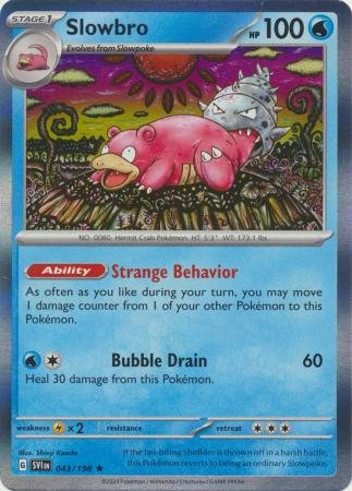 043/198 - Slowbro - Holo Rare