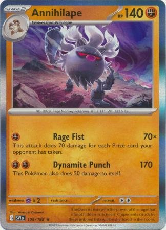 109/198 - Annihilape - Holo Rare