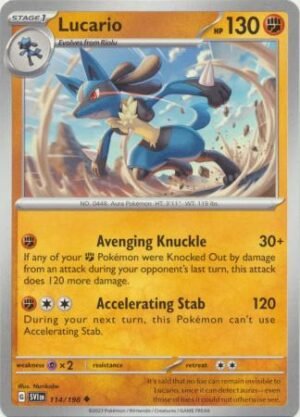 114/198 - Lucario - Uncommon
