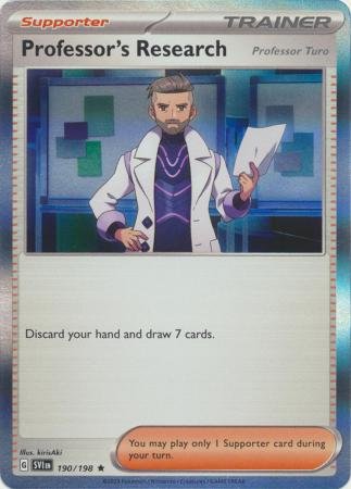 190/198 - Professor's Research (Professor Turo) - Holo Rare