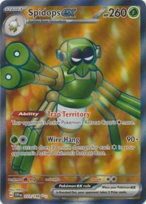 223/198 - Spidops ex - Full Art Secret Rare