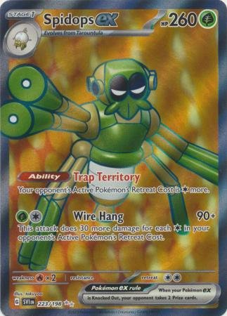 223/198 - Spidops ex - Full Art Secret Rare