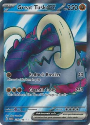 230/198 - Great Tusk ex - Full Art Secret Rare