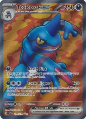 232/198 - Toxicroak ex - Full Art Secret Rare