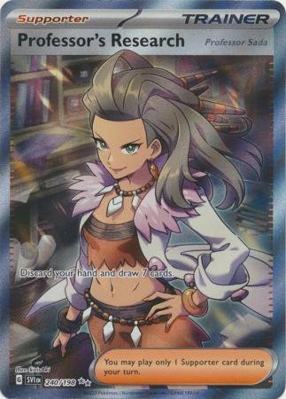 240/198 - Professor's Research (Professor Sada) - Full Art Secret Rare