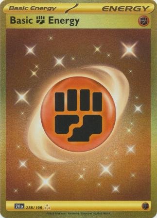 258/198 - Basic Fighting Energy - Gold Secret Rare