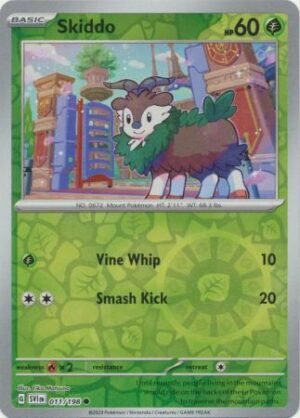 011/198 - Skiddo - Common Reverse Holo
