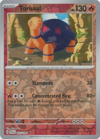 035/198 - Torkoal - Uncommon Reverse Holo