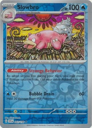 043/198 - Slowbro - Holo Rare Reverse Holo