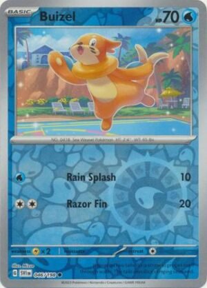 046/198 - Buizel - Common Reverse Holo