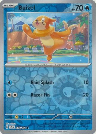 046/198 - Buizel - Common Reverse Holo