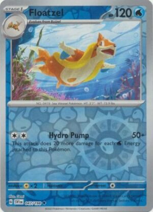 047/198 - Floatzel - Uncommon Reverse Holo