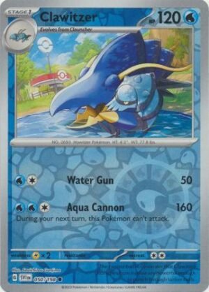 050/198 - Clawitzer - Common Reverse Holo