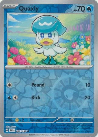 052/198 - Quaxly - Common Reverse Holo