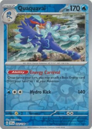 054/198 - Quaquaval - Holo Rare Reverse Holo