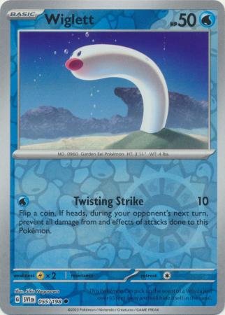 055/198 - Wiglett - Common Reverse Holo