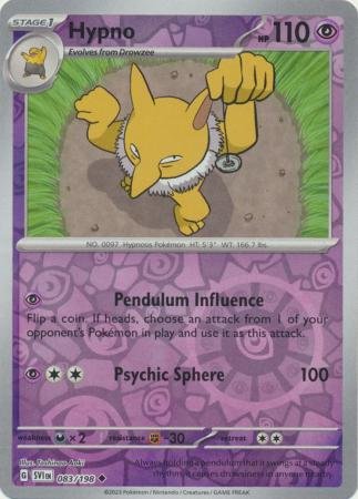 083/198 - Hypno - Uncommon Reverse Holo