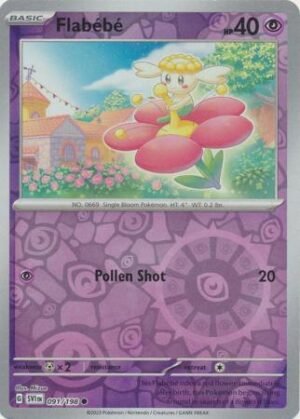 091/198 - Flabebe - Common Reverse Holo