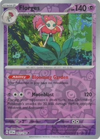 093/198 - Florges - Uncommon Reverse Holo