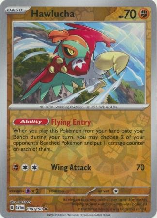 118/198 - Hawlucha - Holo Rare
