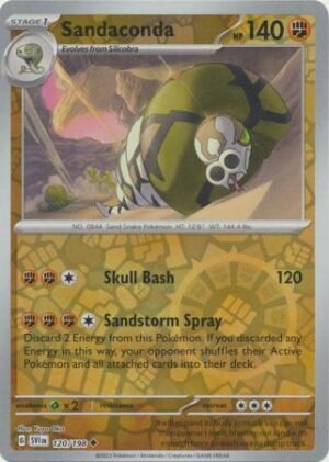 120/198 - Sandaconda - Uncommon Reverse Holo