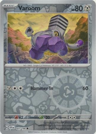 141/198 - Varoom - Common Reverse Holo