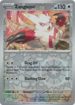 147/198 - Zangoose - Uncommon Reverse Holo