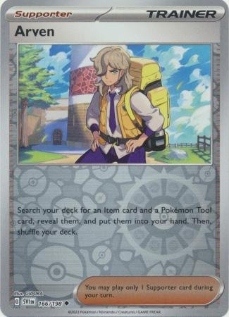 166/198 - Arven - Uncommon Reverse Holo