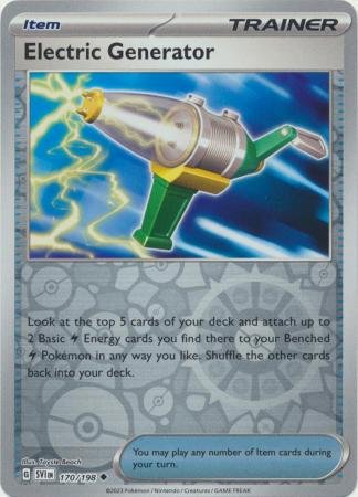 170/198 - Electric Generator - Uncommon Reverse Holo