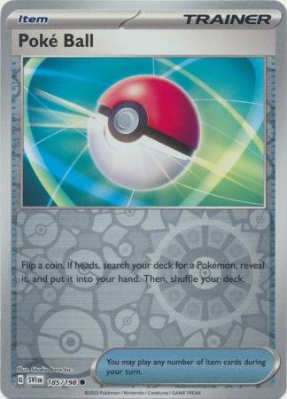 185/198 - Poke Ball - Common Reverse Holo