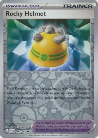193/198 - Rocky Helmet - Uncommon Reverse Holo