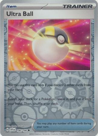 196/198 - Ultra Ball - Uncommon Reverse Holo