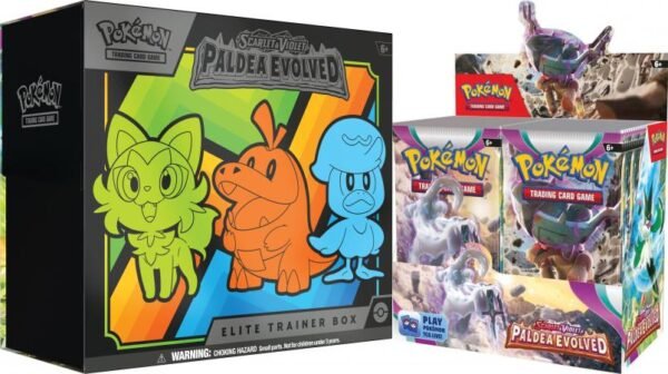 Scarlet & Violet: Paldea Evolved Booster Box & Elite Trainer Combo (Pokemon)