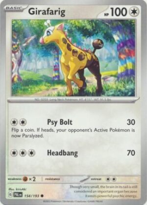 Girafarig - 154/193 - Common