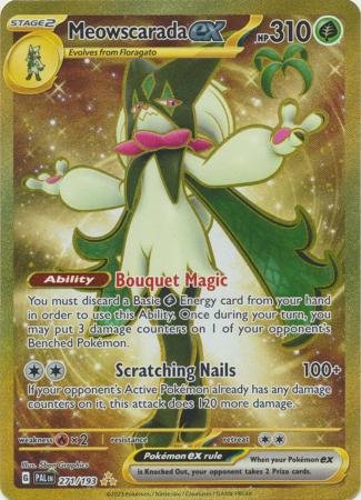 Meowscarada ex - 271/193 - Gold Secret Rare