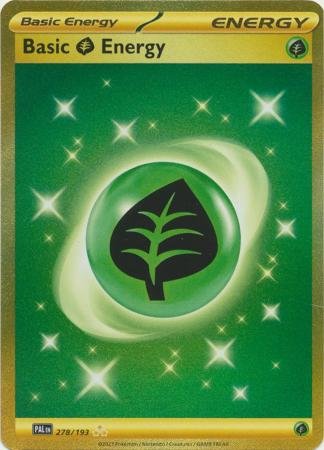 Basic Grass Energy - 278/193 - Gold Secret Rare
