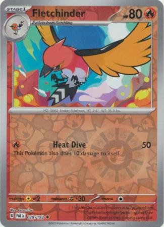 Fletchinder - 029/193 - Uncommon Reverse Holo