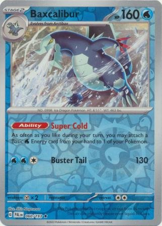 Baxcalibur - 060/193 - Holo Rare Reverse Holo