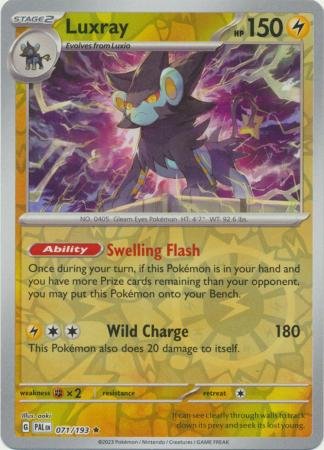 Luxray - 071/193 - Holo Rare Reverse Holo