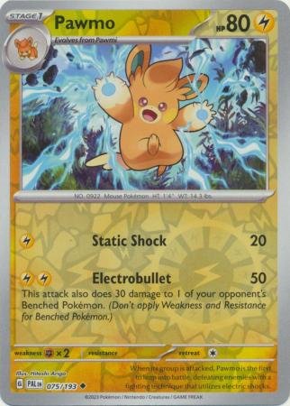 Pawmo - 075/193 - Uncommon Reverse Holo