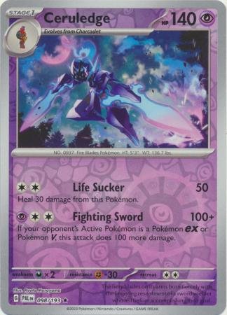 Ceruledge - 098/193 - Holo Rare Reverse Holo