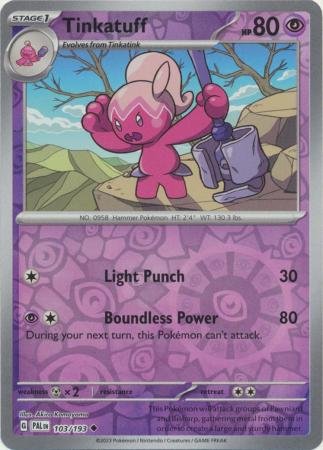 Tinkatuff - 103/193 - Uncommon Reverse Holo