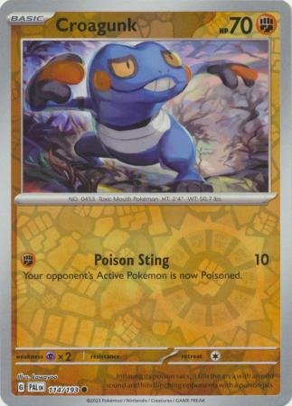 Croagunk - 114/193 - Common Reverse Holo