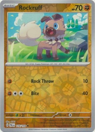 Rockruff - 116/193 - Common Reverse Holo