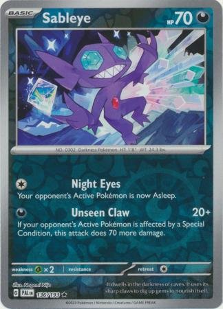 Sableye - 136/193 - Holo Rare Reverse Holo