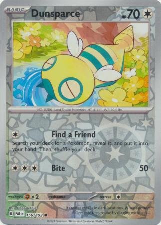 Dunsparce - 156/193 - Common Reverse Holo