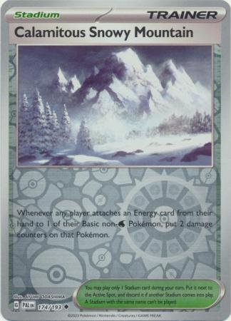 Calamitous Snowy Mountain - 174/193 - Uncommon Reverse Holo