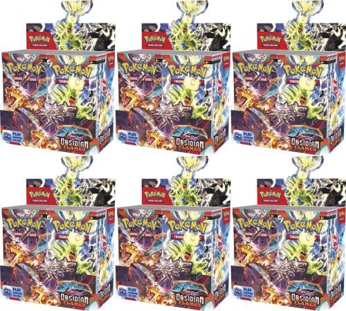 Scarlet & Violet Obsidian Flames Sealed Case of 6 Booster Boxes (Pokemon)