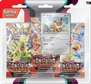 1783563.jpg Obsidian Flames 3 Pack Blister with Eevee Promo (Pokemon)